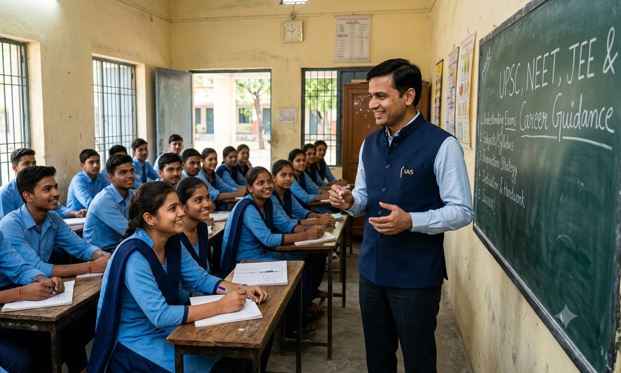 DM और SP पढ़ाएंगे: यूपी के स्कूलों में अब अफसर देंगे करियर और प्रतियोगी परीक्षाओं के ‘गुरुमंत्र’